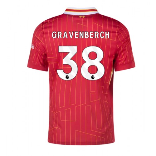 Pánský Fotbalový dres Liverpool Ryan Gravenberch #38 2024-25 Domácí Krátký Rukáv